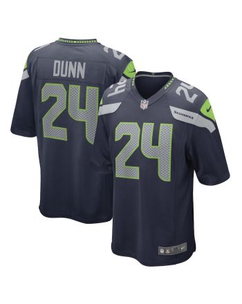 Isaiah Dunn Seattle Seahawks Game Player Jersey - College Navy