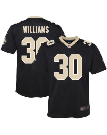 Jamaal Williams 30 New Orleans Saints Youth Game Jersey - Black