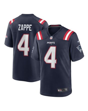 Bailey Zappe New England Patriots Game Player Jersey - Navy