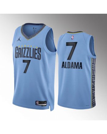 Santi Aldama 7 2022-23 Memphis Grizzlies Blue Statement Edition Jersey Swingman