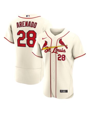 Nolan Arenado 28 St. Louis Cardinals Alternate Player Elite Jersey - Cream