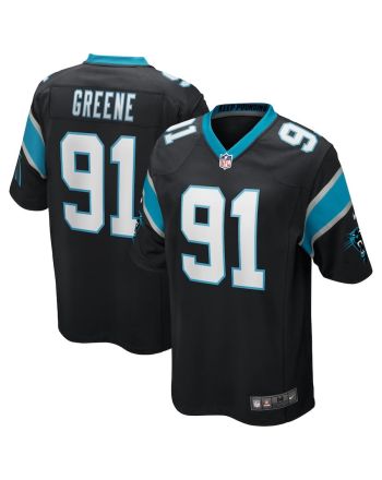 Kevin Greene 91 Carolina Panthers Men Game Retired Jersey - Black