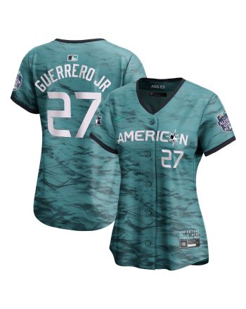 Vladimir Guerrero Jr. 27 American League Women's 2023 MLB All-Star Game Limited Jersey - Teal