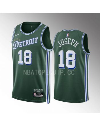 Cory Joseph 18 2022-23 Detroit Pistons Green City Edition Jersey Swingman