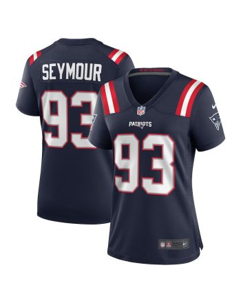 Richard Seymour ̣93 New England Patriots Women Retired Game Jersey - Navy