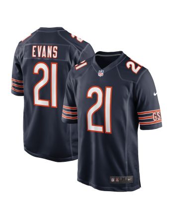 Darrynton Evans Chicago Bears Game Player Jersey - Navy