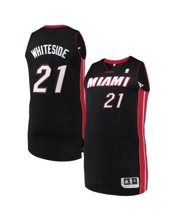 Hassan Whiteside Miami Heat Finished Jersey - Black