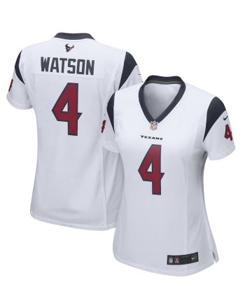 Deshaun Watson 4 Houston Texans Women's Game Jersey - White