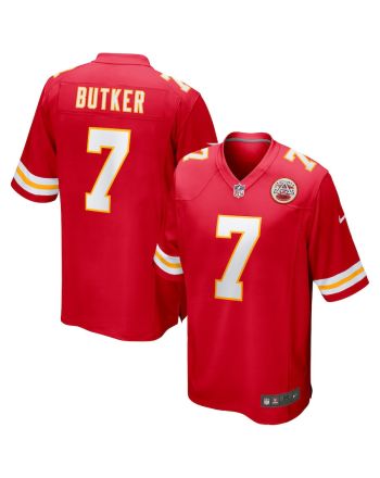 Harrison Butker 7 Kansas City Chiefs Game Men Jersey - Red