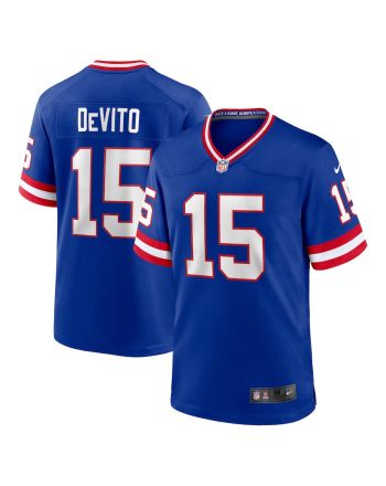 Tommy DeVito 15 New York Giants Alternate Game Men Jersey - Royal