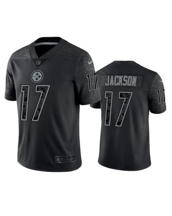 William Jackson 17 Pittsburgh Steelers Black Reflective Limited Jersey - Men