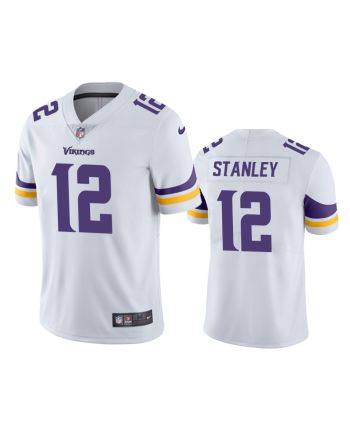 Men's JerseyMinnesota Vikings Nate Stanley 12 White Vapor Limited Jersey - Men's