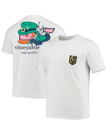 Vegas Golden Knights Vineyard Vines St. Patrick's Day T-Shirt - White