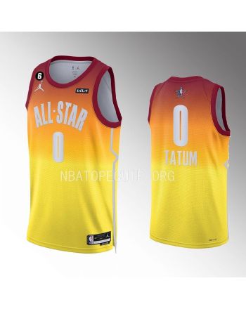 Jayson Tatum 0 Boston Celtics 2023 NBA All-Star Men Jersey - Orange