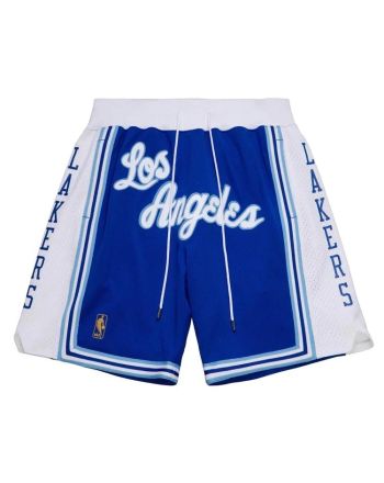 Los Angeles Lakers NBA Retro Shorts - Blue/White