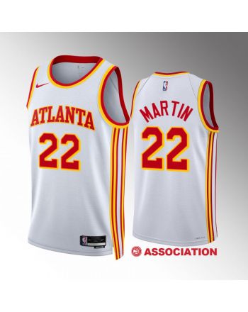 Atlanta Hawks Tyrese Martin 22 2022-23 Association Edition White Jersey Swingman