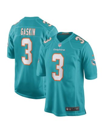 Myles Gaskin Miami Dolphins Game Player Jersey - Aqua