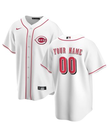 Cincinnati Reds Home Custom Men Jersey - White