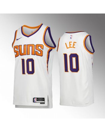 Phoenix Suns Association Edition Damion Lee 10 White Jersey 2022-23 Swingman