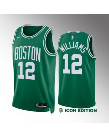 Grant Williams 12 2022-23 Boston Celtics Green Icon Edition Jersey Swingman