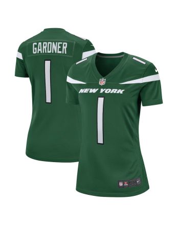 Ahmad Sauce Gardner 1 New York Jets Women's 2022 Draft First Round Pick Game Jersey In Gotham Green