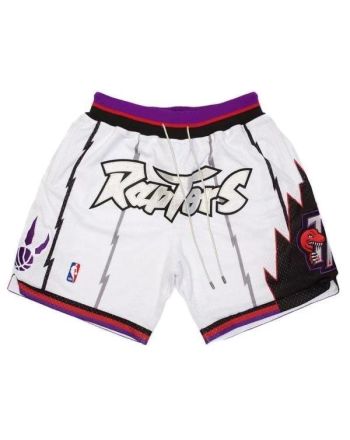 Toronto Raptors NBA Retro Shorts In White