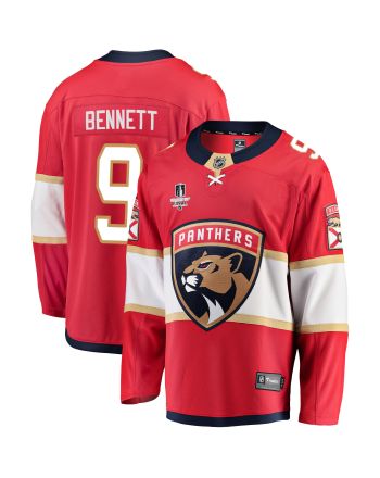 Florida Panthers Sam Bennett 9 Home 2023 Stanley Cup Final Breakaway Men Jersey - Red