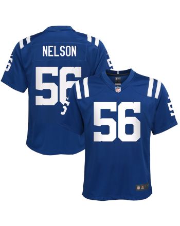 Quenton Nelson 56 Indianapolis Colts YOUTH Game Jersey - Royal