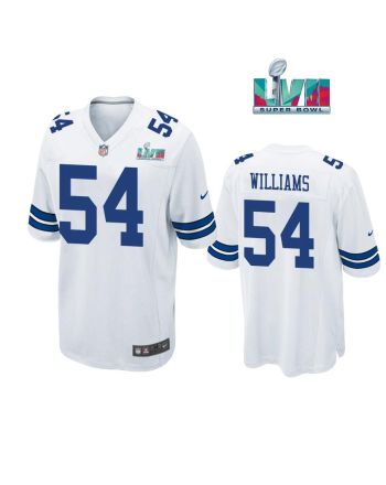 Sam Williams 54 Dallas Cowboys Super Bowl LVII Super Bowl LVII White Men Game Jersey