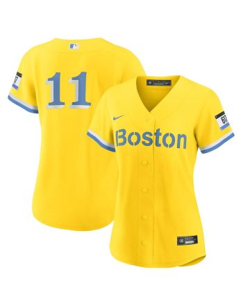 Rafael Devers 11 Boston Red Sox Women's City Connect Jersey - Gold