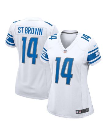 Amon-Ra St. Brown Detroit Lions Women's Player Game Jersey - White