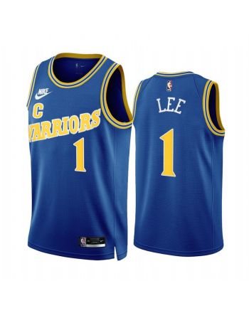 Damion Lee 2022-23 Golden State Warriors Royal 1 Classic Edition Jersey - Men Jersey