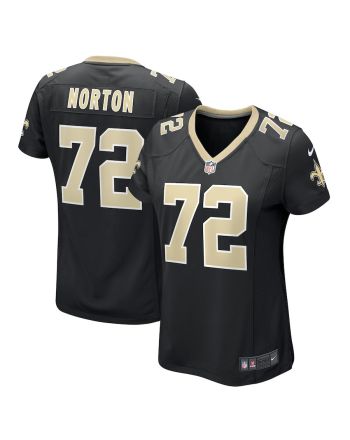 Storm Norton 72 New Orleans Saints Women's Game Jersey - Black