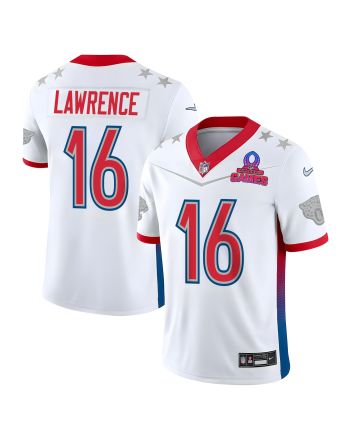 Trevor Lawrence 16 Jacksonville Jaguars Pro Bowl 2023 Patch Men Jersey - White