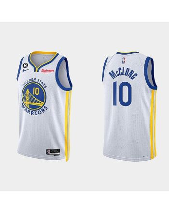 Golden State Warriors Mac McClung 10 2022-23 Association Edition White Men Jersey Swingman