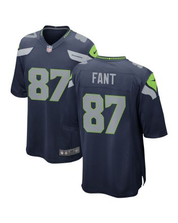 Seattle Seahawks Noah Fant 87 Game Jersey - College Navy Jersey