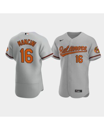 Trey Mancini 16 Baltimore Orioles Gray Road Jersey Jersey