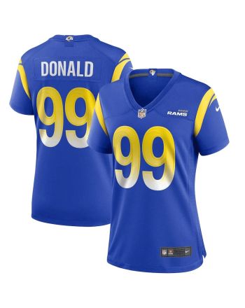 Aaron Donald 99 Los Angeles Rams Women's Game Jersey - Royal