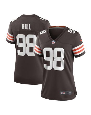 Trysten Hill 98 Cleveland Browns Women Game Jersey - Brown