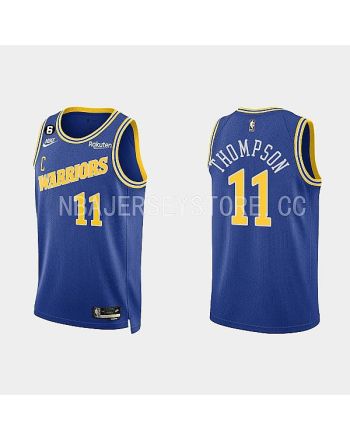 Golden State Warriors 11 Klay Thompson 2022-23 Classic Edition Royal Men Jersey