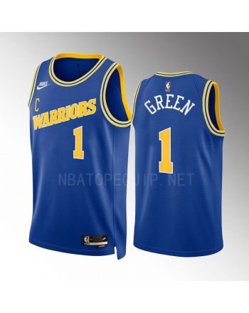 Golden State Warriors JaMychal Green 1 2022-23 Classic Edition Blue Jersey