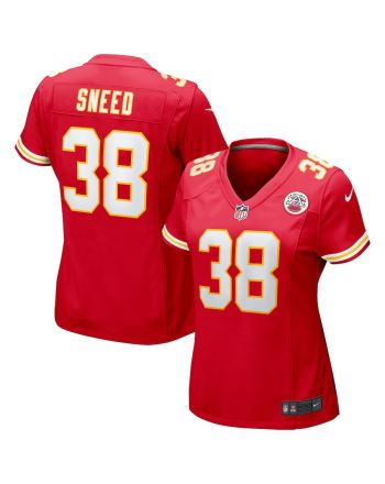 L'Jarius Sneed 38 Kansas City Chiefs Game Women Jersey - Red