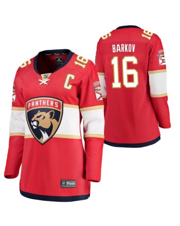 Florida Panthers Aleksander Barkov 16 2023 Home Women Red Jersey Jersey