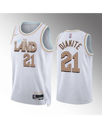 Mamadi Diakite 21 2022-23 Cleveland Cavaliers White City Edition Jersey Swingman