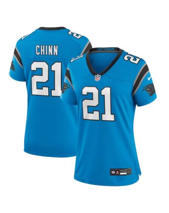 Jeremy Chinn 21 Carolina Panthers Women's Game Jersey - Blue