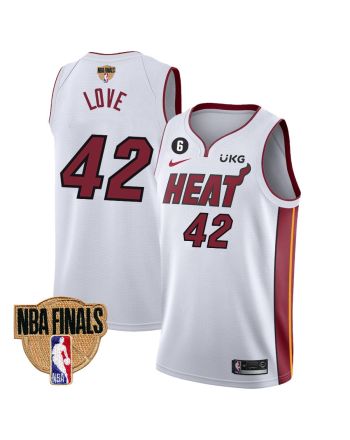 Kevin Love 42 Miami Heat Final Champions 2023 Swingman Jersey - White