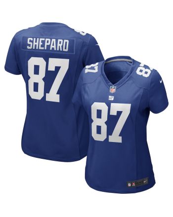 Sterling Shepard 87 New York Giants Women Game Jersey - Royal