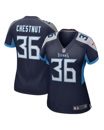 Julius Chestnut Tennessee Titans Women's Game Player Jersey - Navy