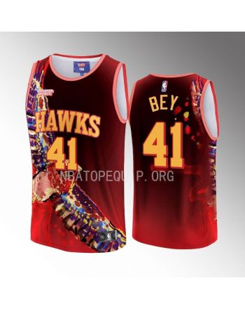 Saddiq Bey 41 Atlanta Hawks NBA & KidSuper Studios Unisex Hometown Jersey