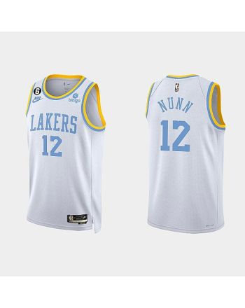 Los Angeles Lakers Kendrick Nunn 12 2022-23 Classic Edition White Men Jersey